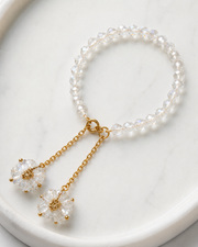 Crystal Blossom Charm Bracelet