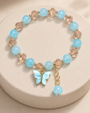 Aqua Butterfly Bracelet