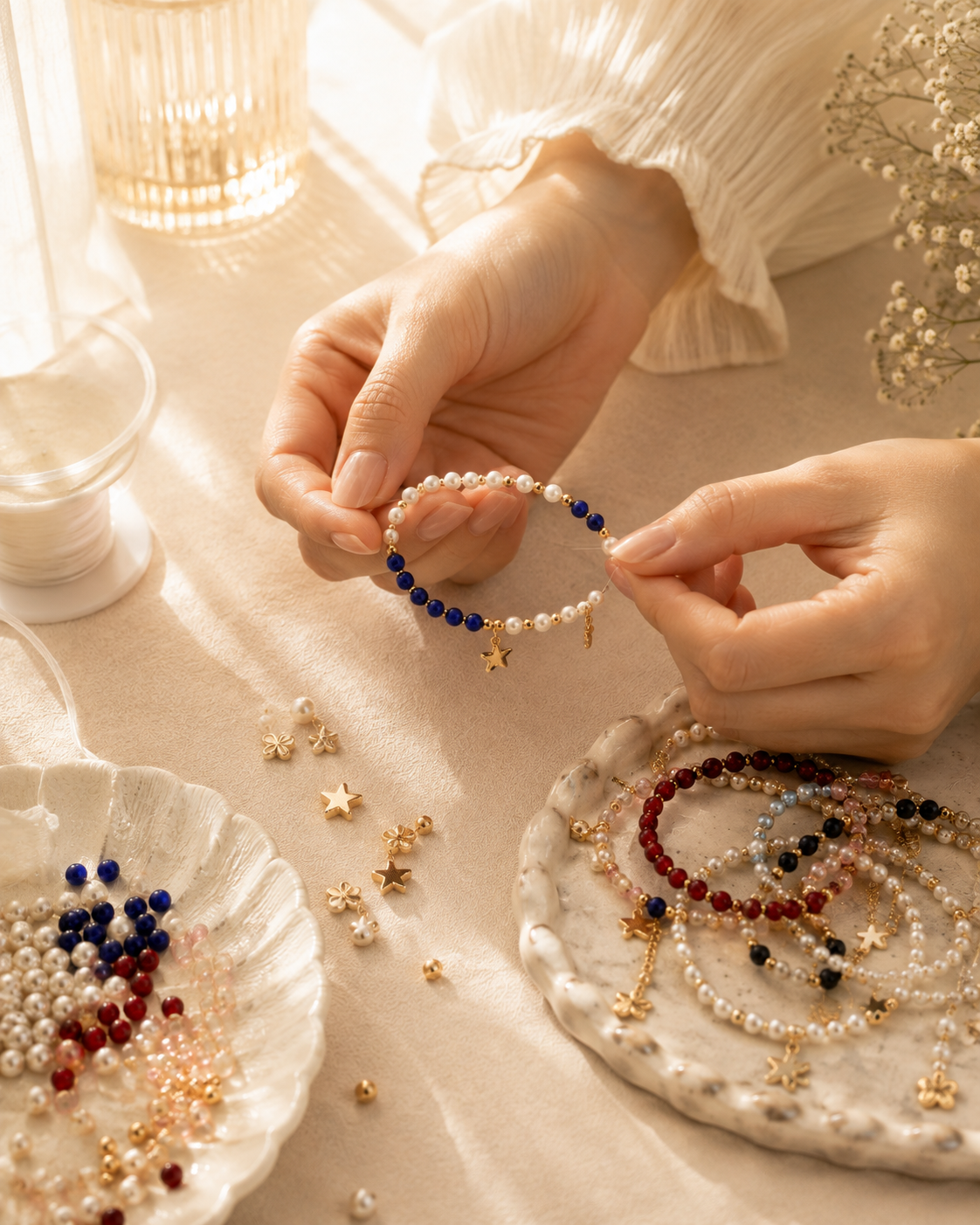 Making Gem Glimpse jewelry