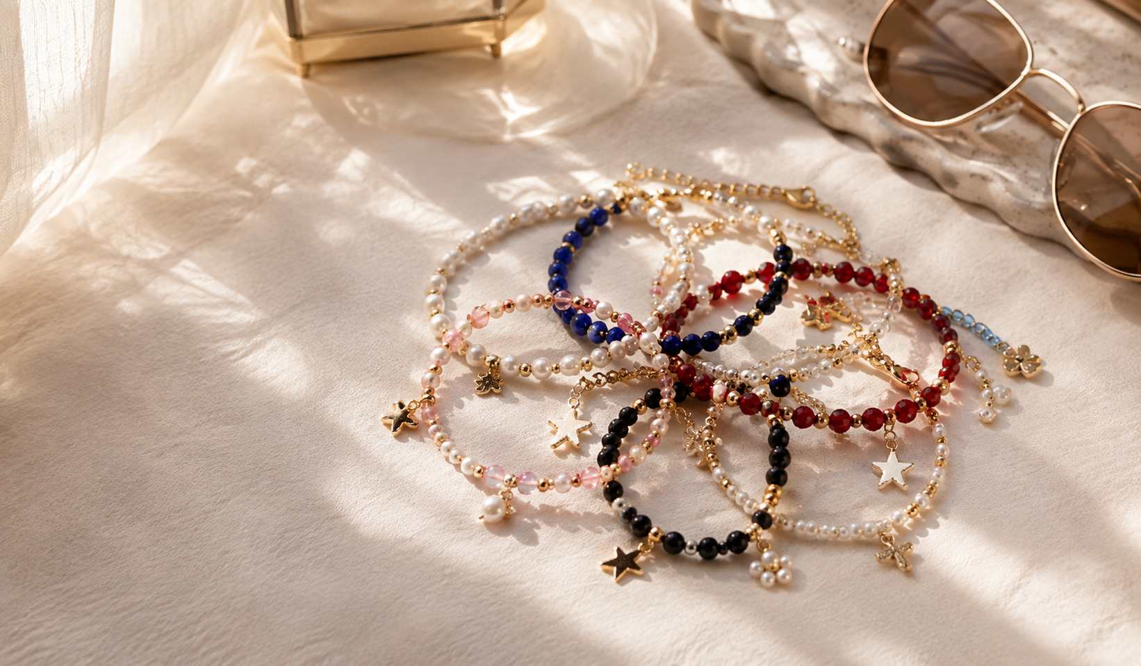 Gem Glimpse handmade beaded bracelets